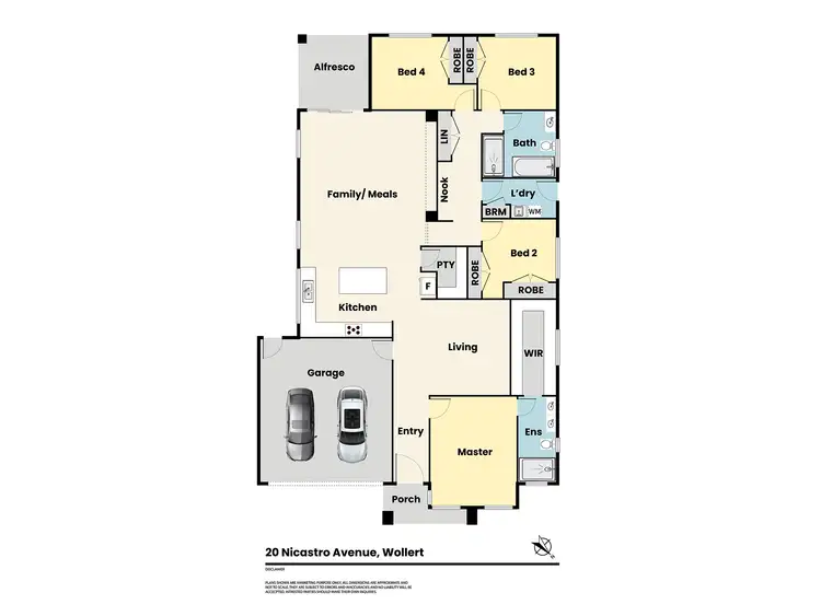 Floorplan of Homely house listing, 20 Nicastro Avenue, Wollert VIC 3750