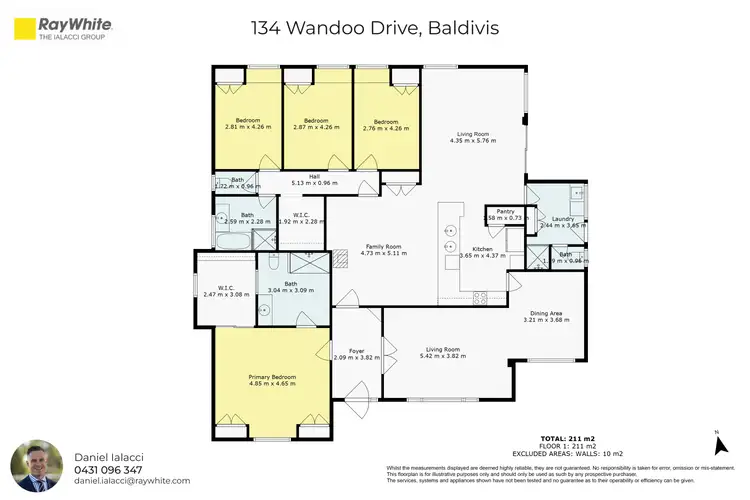 Floorplan of Homely house listing, 134 Wandoo Drive, Baldivis WA 6171
