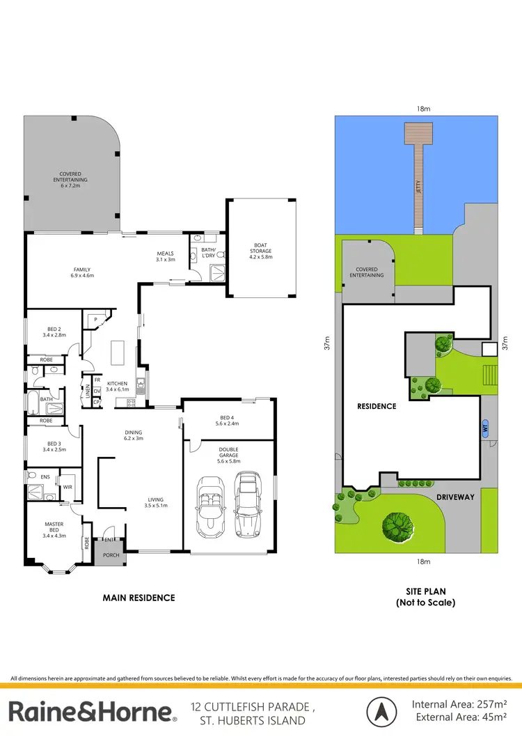 Floorplan of Homely house listing, 12 Cuttlefish Parade, St Huberts Island NSW 2257