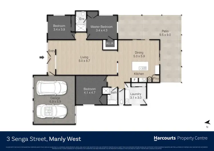 Floorplan of Homely house listing, 3 Senga Street, Manly West QLD 4179