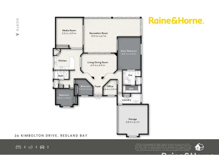Floorplan of Homely house listing, 36 Kimbolton Drive, Redland Bay QLD 4165