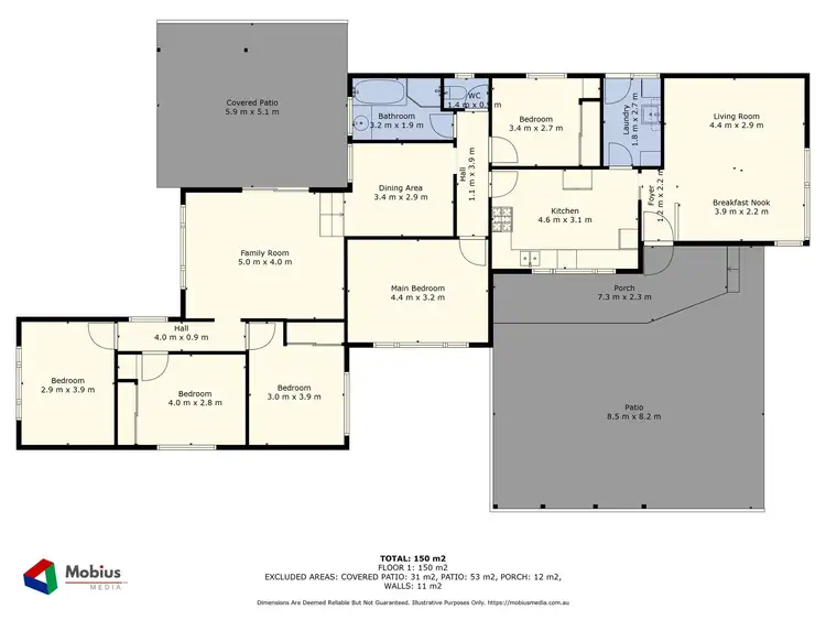 Floorplan of Homely house listing, 9 Kennedy Road, Morley WA 6062