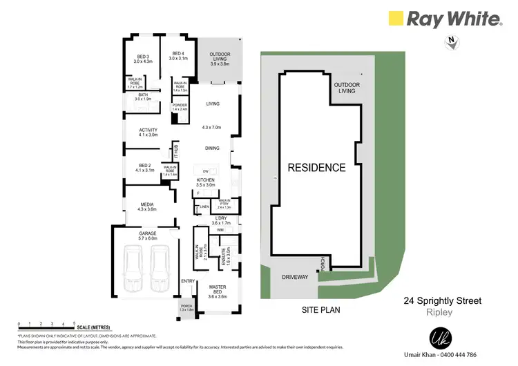 Floorplan of Homely house listing, 24 Sprightly Street, Ripley QLD 4306