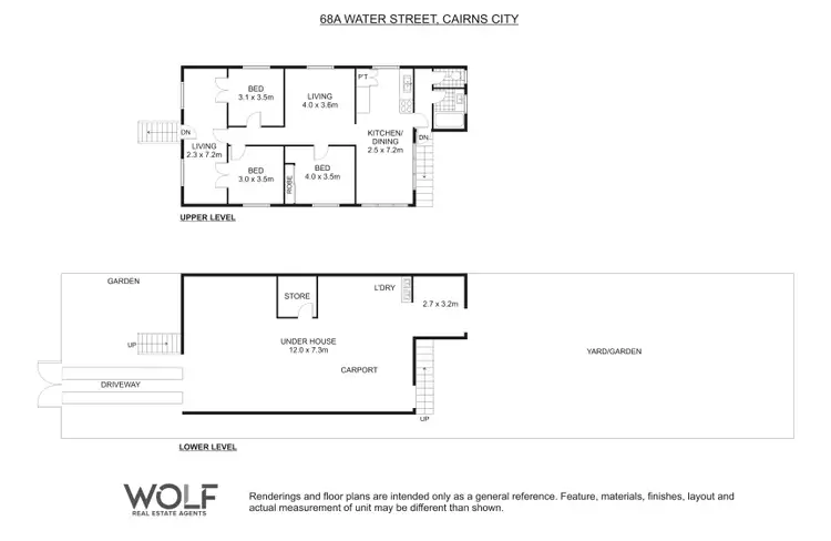 Floorplan of Homely house listing, 68A Water Street, Cairns City QLD 4870