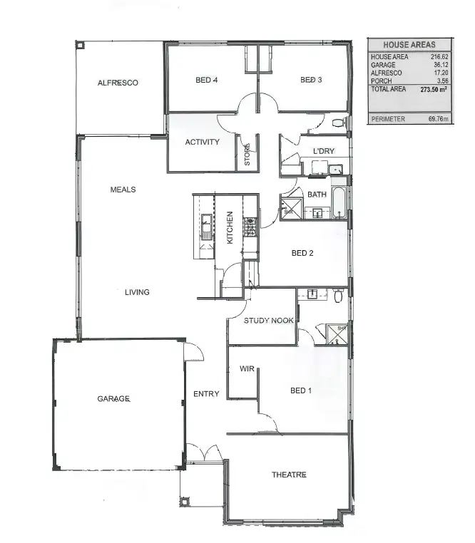 Floorplan of Homely house listing, 30 Grapple Road, Whitby WA 6123