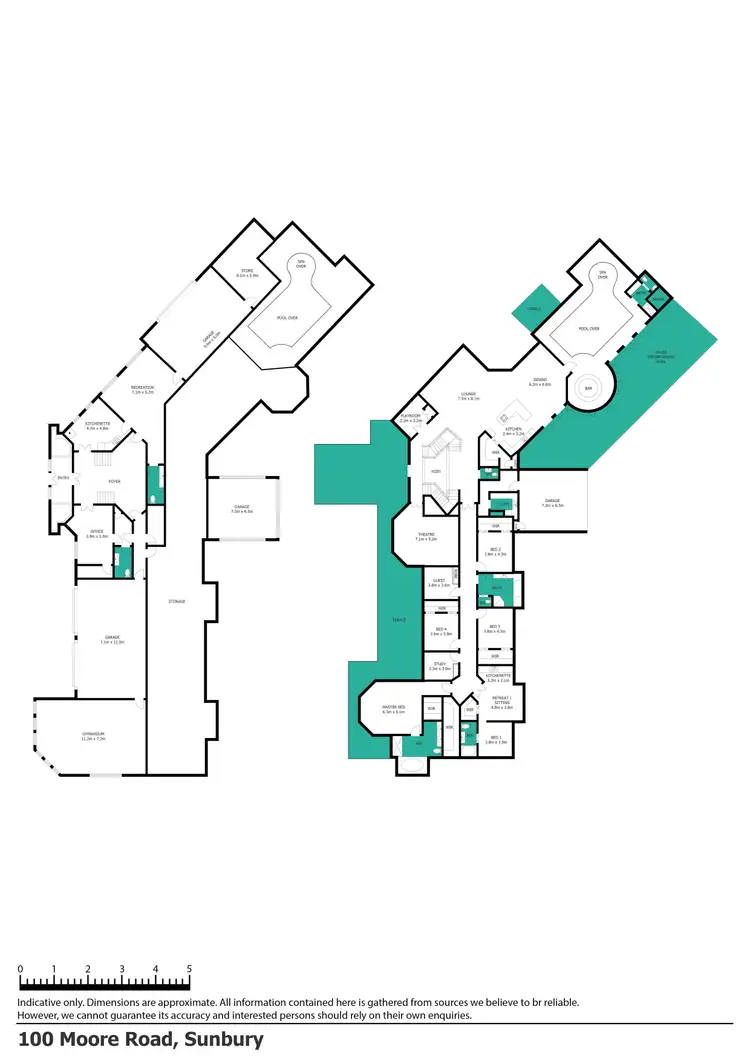 Floorplan of Homely house listing, 100 Moore Road, Sunbury VIC 3429