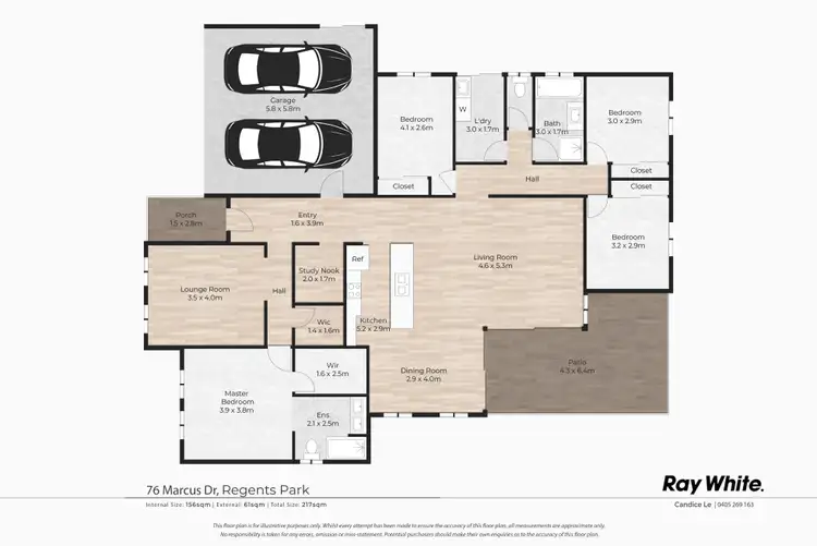 Floorplan of Homely house listing, 76 Marcus Drive, Regents Park QLD 4118