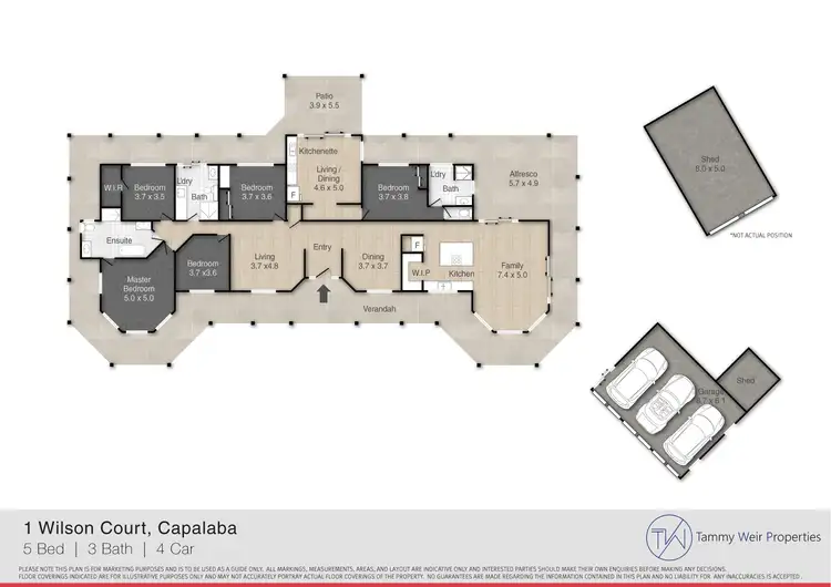 Floorplan of Homely house listing, 1 Wilson Court, Capalaba QLD 4157