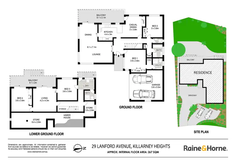 Floorplan of Homely house listing, 29 Lanford Avenue, Killarney Heights NSW 2087