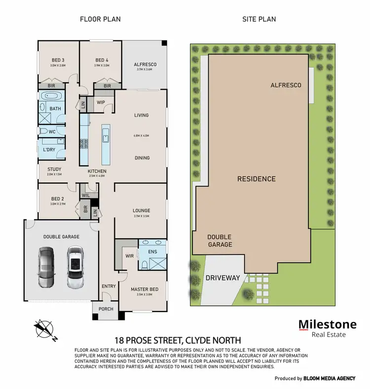 Floorplan of Homely house listing, 18 Prose Street, Clyde North VIC 3978
