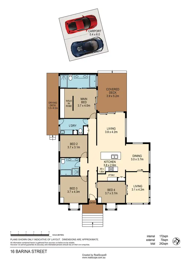 Floorplan of Homely house listing, 16 Barina Street, Cannon Hill QLD 4170