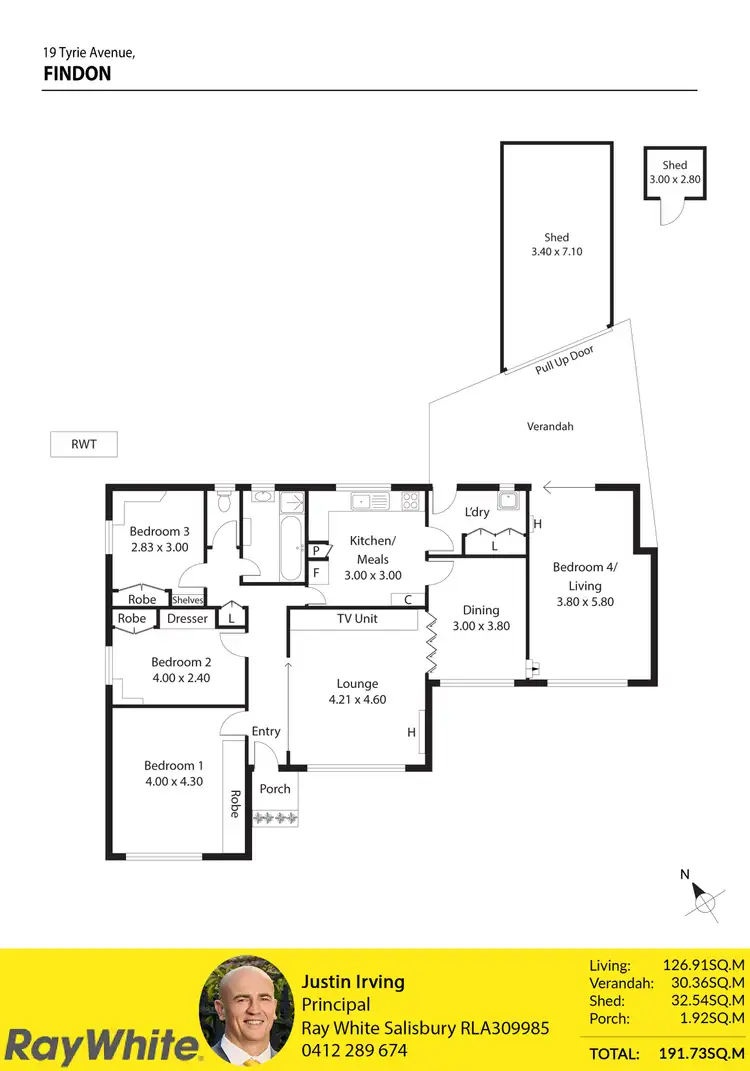 Floorplan of Homely house listing, 19 Tyrie Avenue, Findon SA 5023