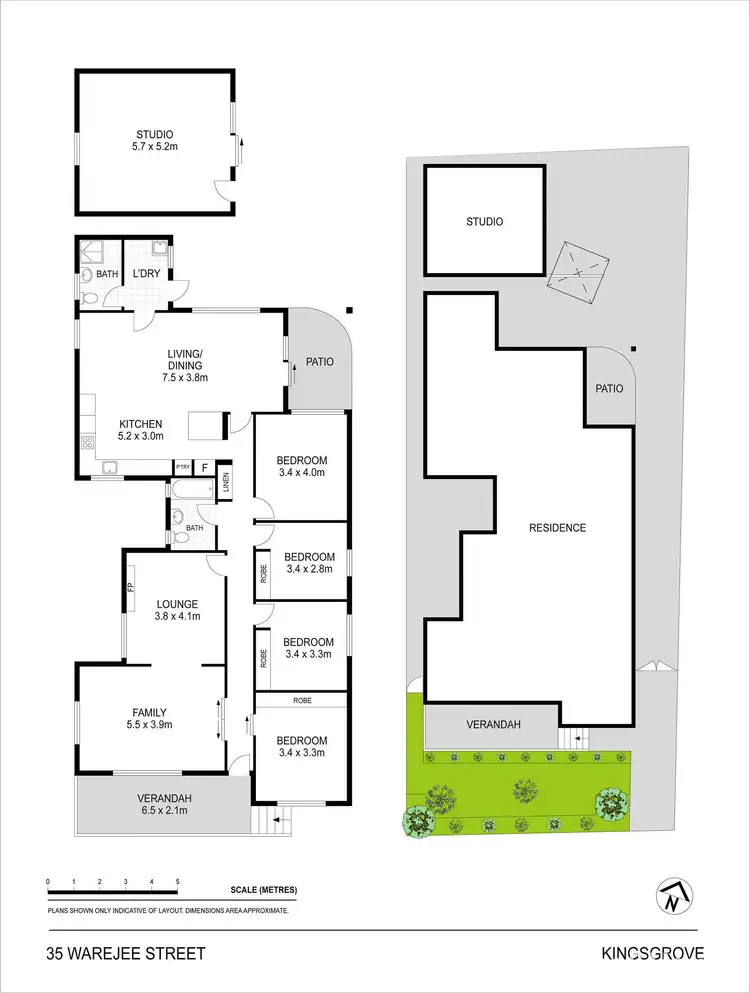 Floorplan of Homely house listing, 35 Warejee Street, Kingsgrove NSW 2208