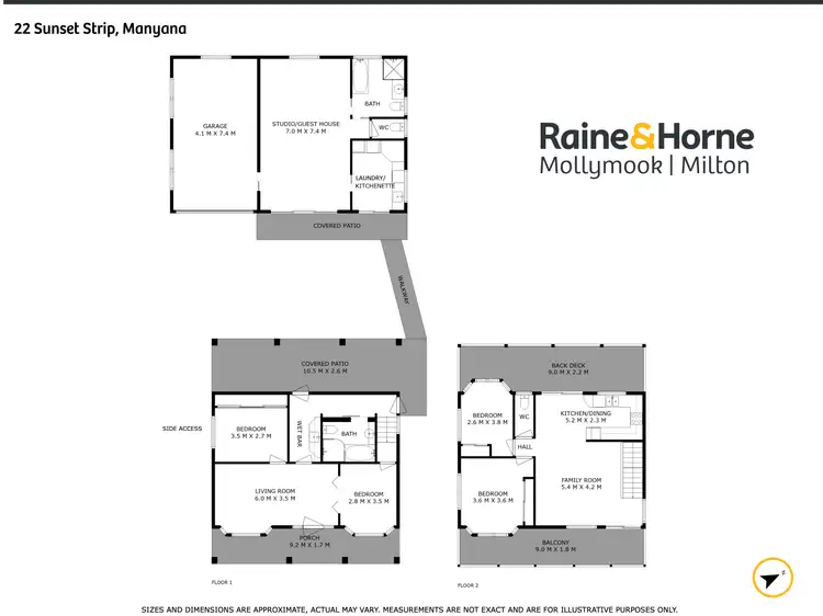 Floorplan of Homely house listing, 22 Sunset Strip, Manyana NSW 2539