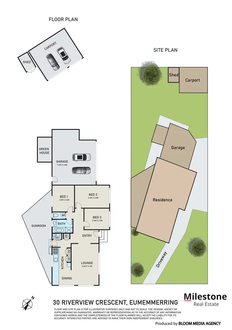 Floorplan of Homely house listing, 30 Riverview Crescent, Eumemmerring VIC 3177
