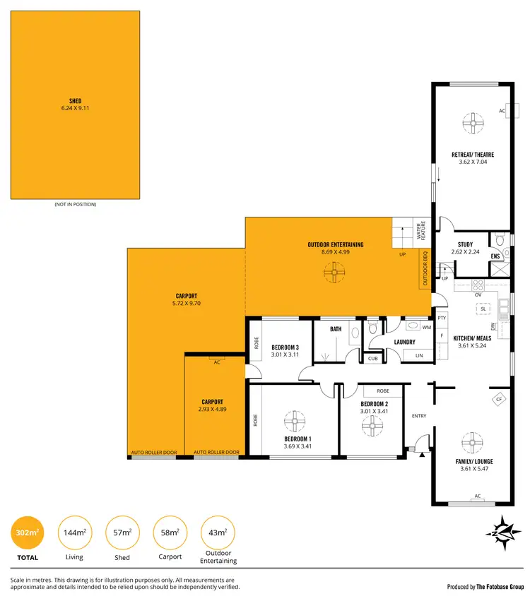 Floorplan of Homely house listing, 9 Regency Road, Happy Valley SA 5159