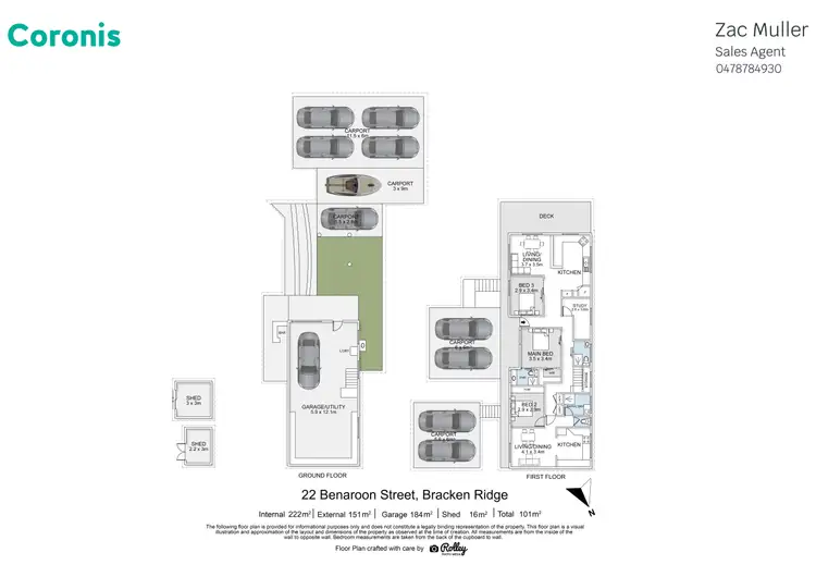 Floorplan of Homely house listing, 22 Benaroon Street, Bracken Ridge QLD 4017