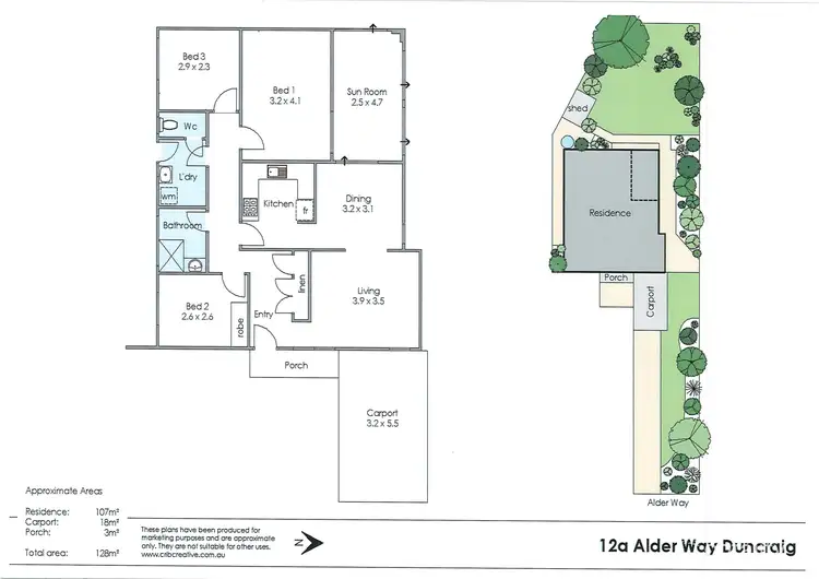 Floorplan of Homely house listing, 12A Alder Way, Duncraig WA 6023