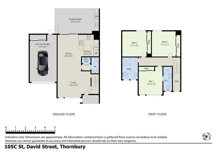 Floorplan of Homely house listing, 105C St David Street, Thornbury VIC 3071