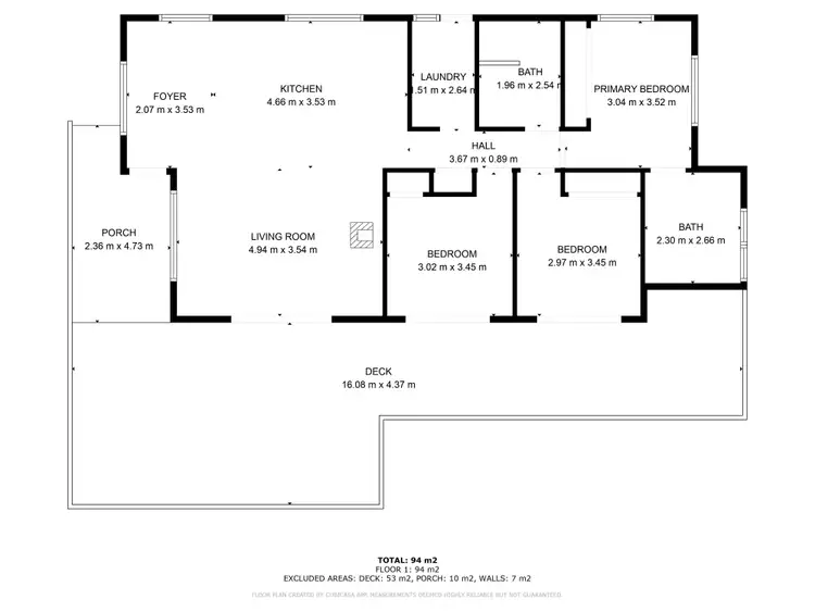 Floorplan of Homely house listing, 129 Eastern Branch Rd, Kin Kin QLD 4571