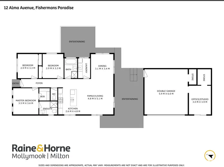 Floorplan of Homely house listing, 12 Alma Avenue, Fishermans Paradise NSW 2539