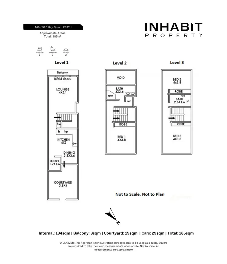Floorplan of Homely house listing, 140/996 Hay Street, Perth WA 6000