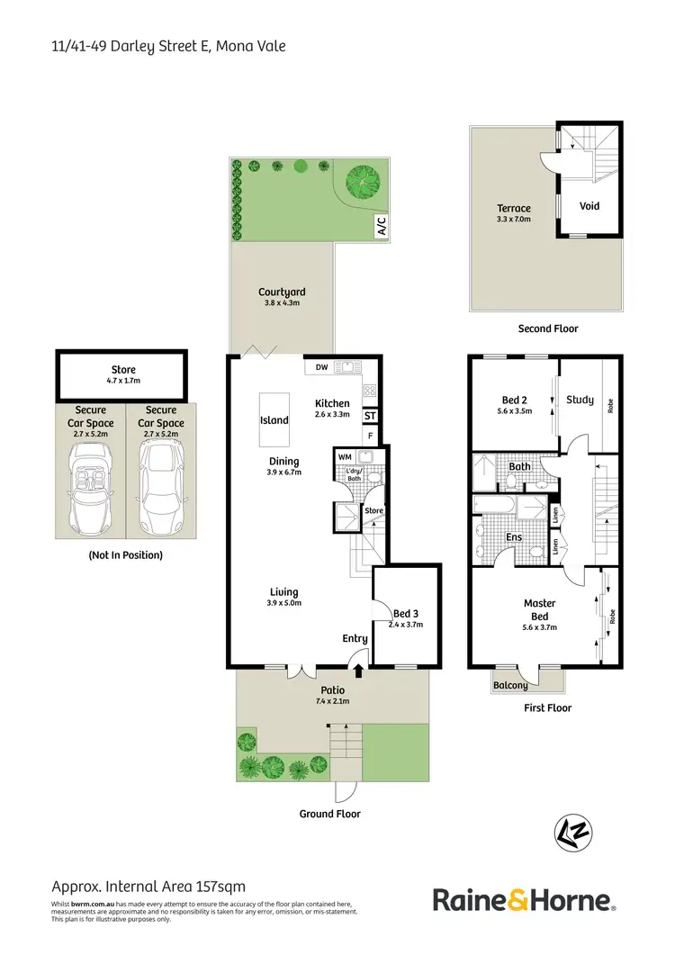 Floorplan of Homely townhouse listing, 11/41-49 Darley Street East, Mona Vale NSW 2103