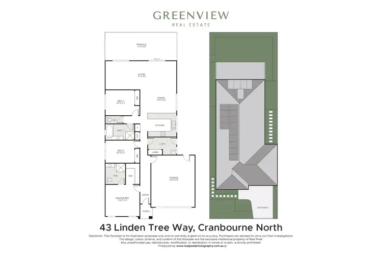 Floorplan of Homely house listing, 43 Linden Tree Way, Cranbourne North VIC 3977