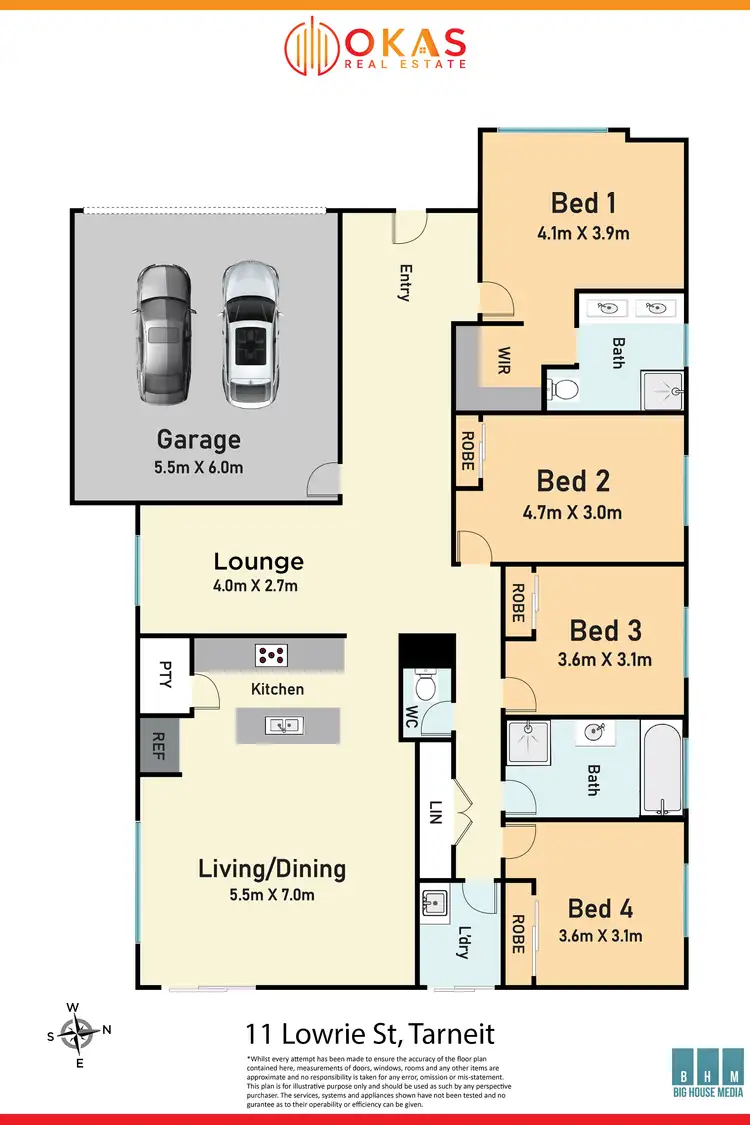 Floorplan of Homely house listing, 11 Lowrie Street, Tarneit VIC 3029