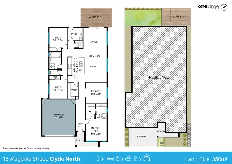 Floorplan of Homely house listing, 13 Magenta Street, Clyde North VIC 3978