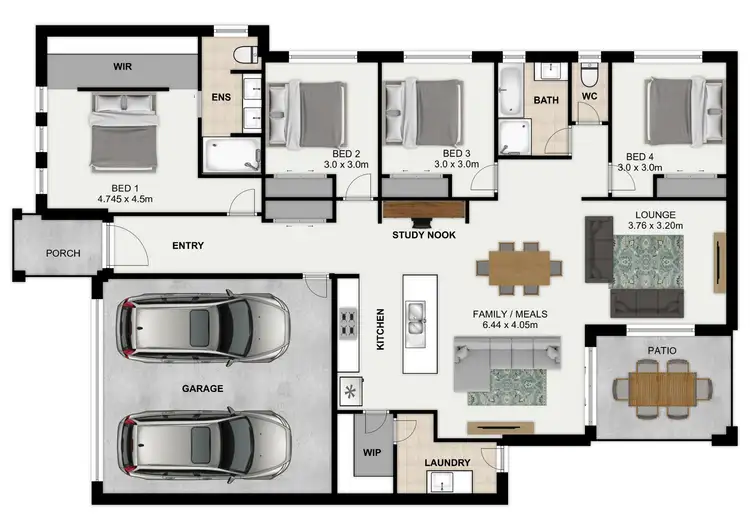 Floorplan of Homely house listing, 7 Kangaroo Crescent, Springfield Lakes QLD 4300