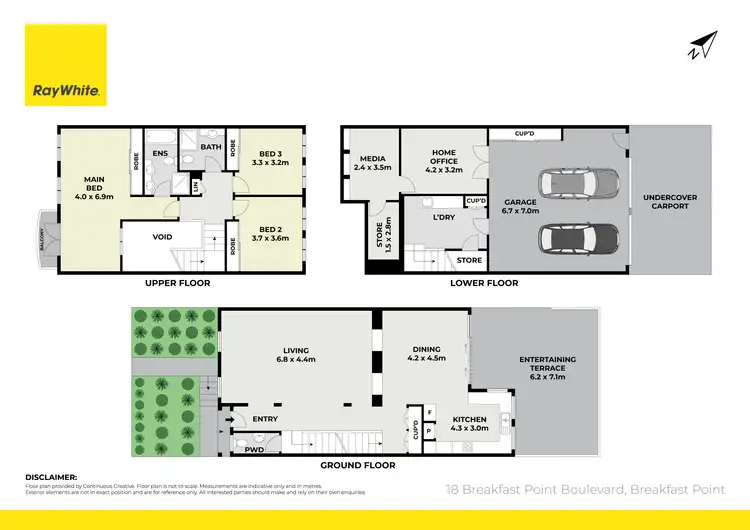Floorplan of Homely house listing, 18 Breakfast Point Boulevard, Breakfast Point NSW 2137