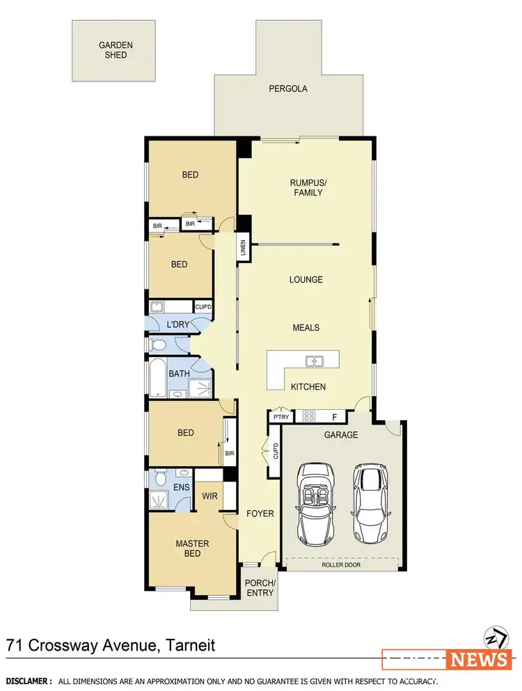 Floorplan of Homely house listing, 71 Crossway Avenue, Tarneit VIC 3029