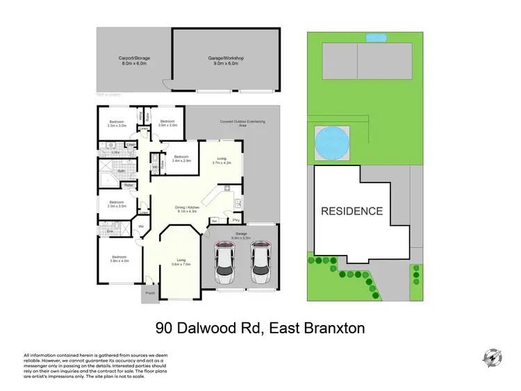 Floorplan of Homely house listing, 90 Dalwood Road, Branxton NSW 2335