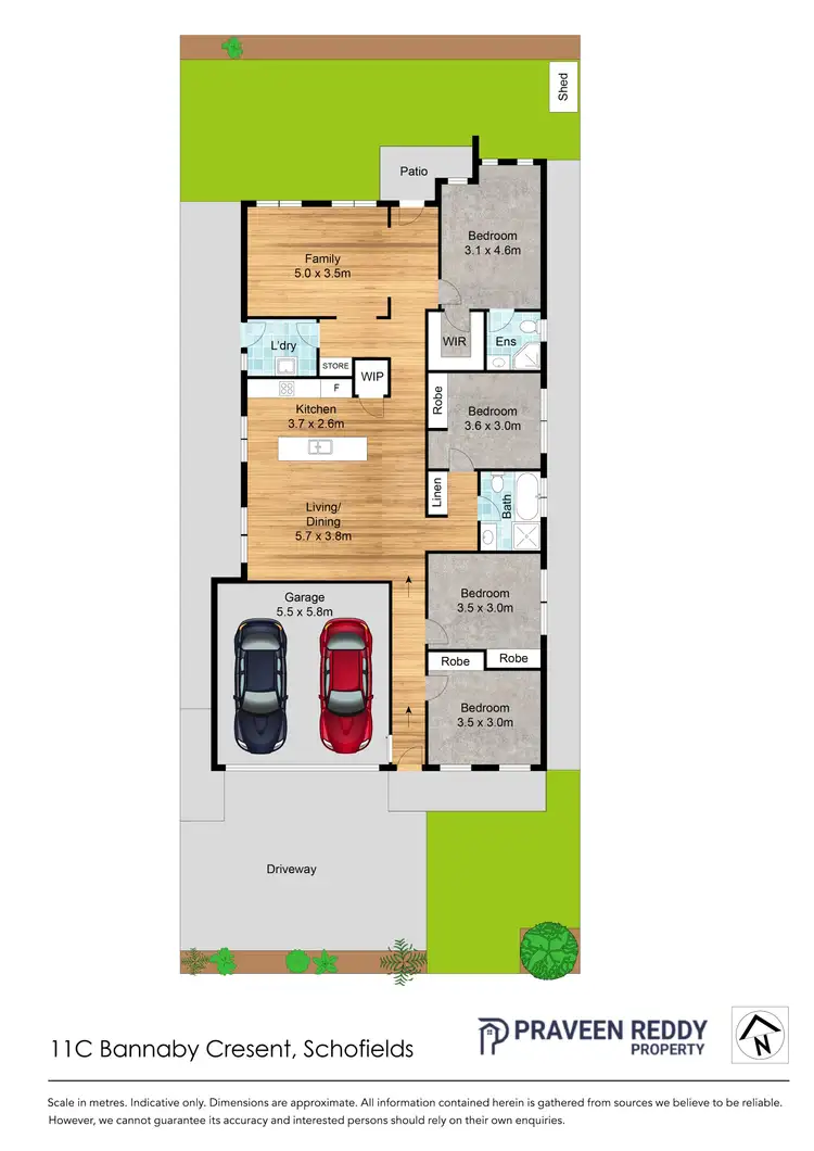 Floorplan of Homely house listing, 11C Bannaby Crescent, Schofields NSW 2762