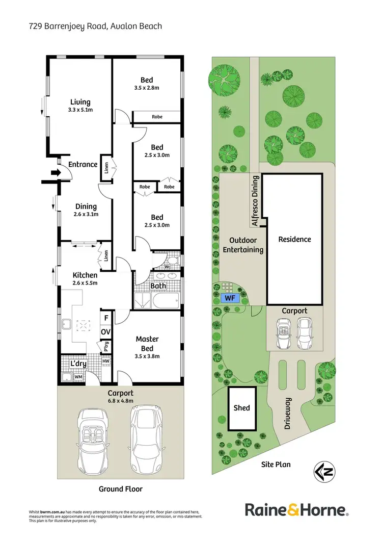 Floorplan of Homely house listing, 729 Barrenjoey Road, Avalon Beach NSW 2107