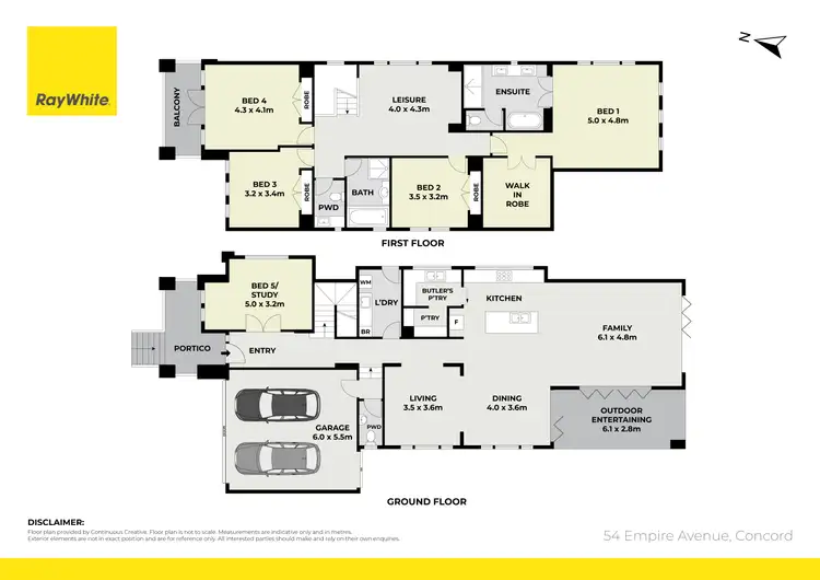 Floorplan of Homely house listing, 54 Empire Avenue, Concord NSW 2137