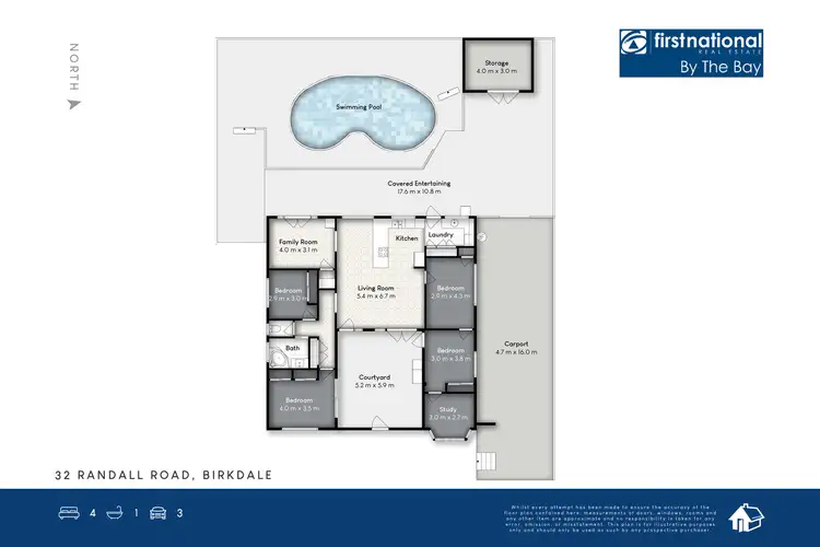 Floorplan of Homely house listing, 32 Randall Road, Birkdale QLD 4159