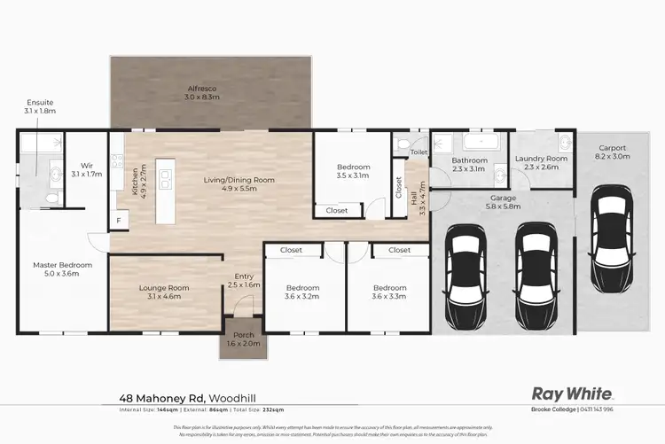 Floorplan of Homely house listing, 46-48 Mahoney Road, Woodhill QLD 4285