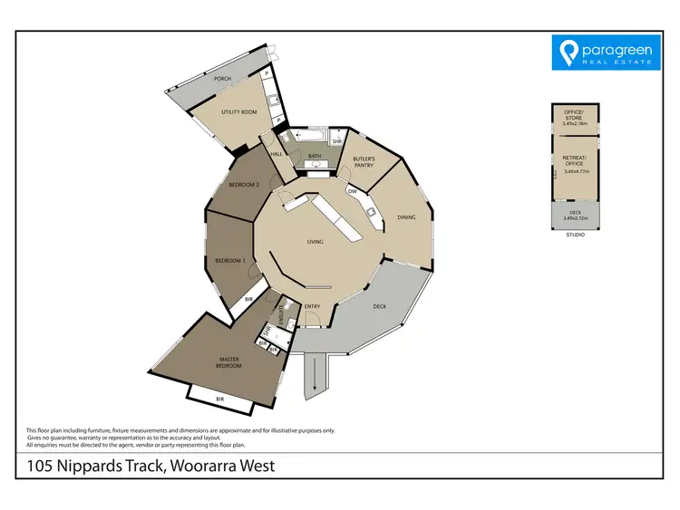 Floorplan of Homely house listing, 105 Nippards Track, Foster North VIC 3960