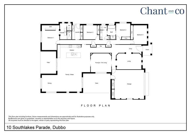 Floorplan of Homely house listing, 1 Nepean Place, Dubbo NSW 2830