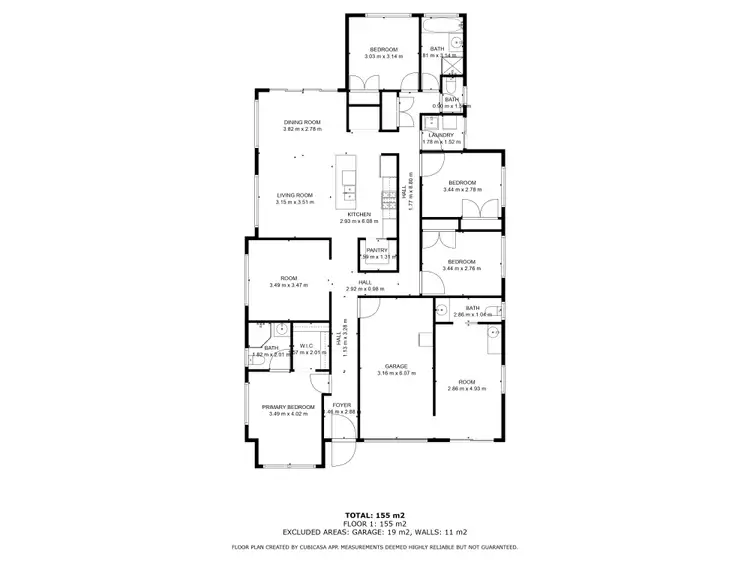 Floorplan of Homely house listing, 20 Lomandra Avenue, Cooloola Cove QLD 4580