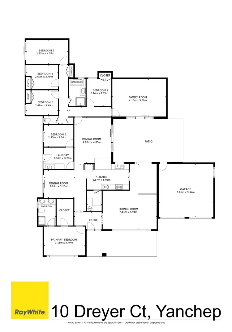 Floorplan of Homely house listing, 10 Dreyer Court, Yanchep WA 6035