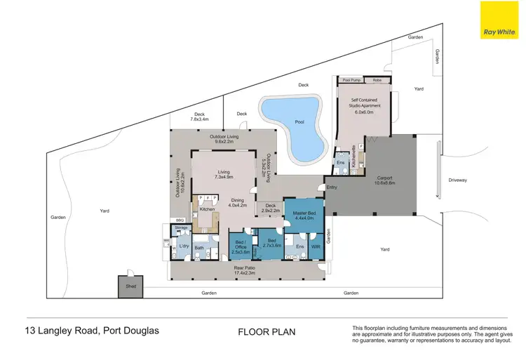 Floorplan of Homely house listing, 13 Langley Road, Port Douglas QLD 4877