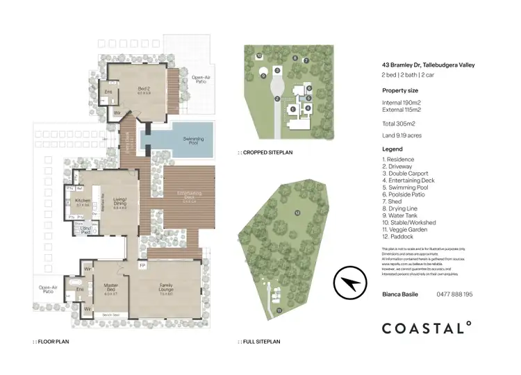 Floorplan of Homely house listing, 43 Bramley Drive, Tallebudgera Valley QLD 4228