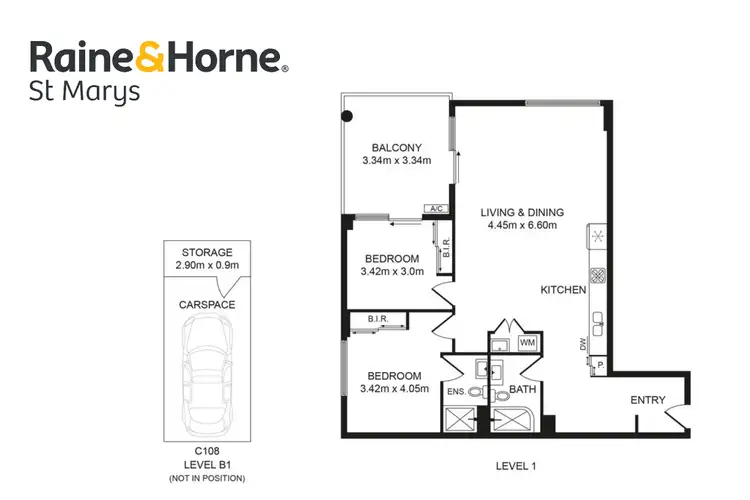Floorplan of Homely apartment listing, 108/12C Carson Lane, St Marys NSW 2760