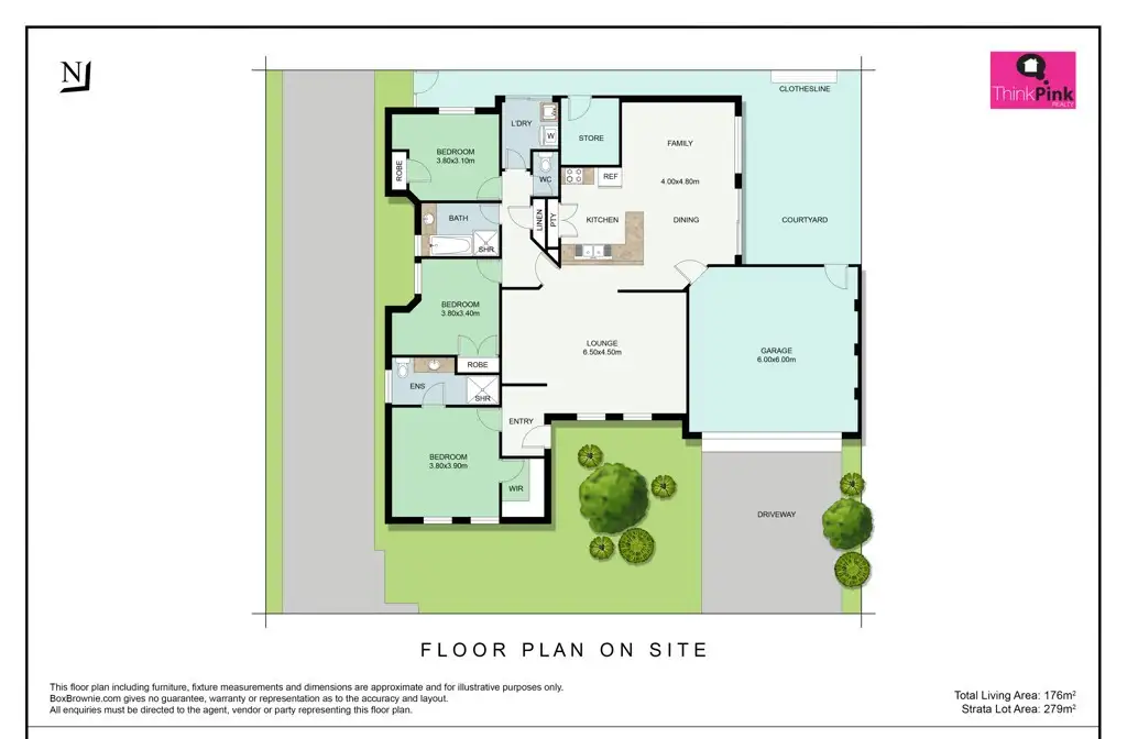 Floorplan of Homely house listing, Address available on request