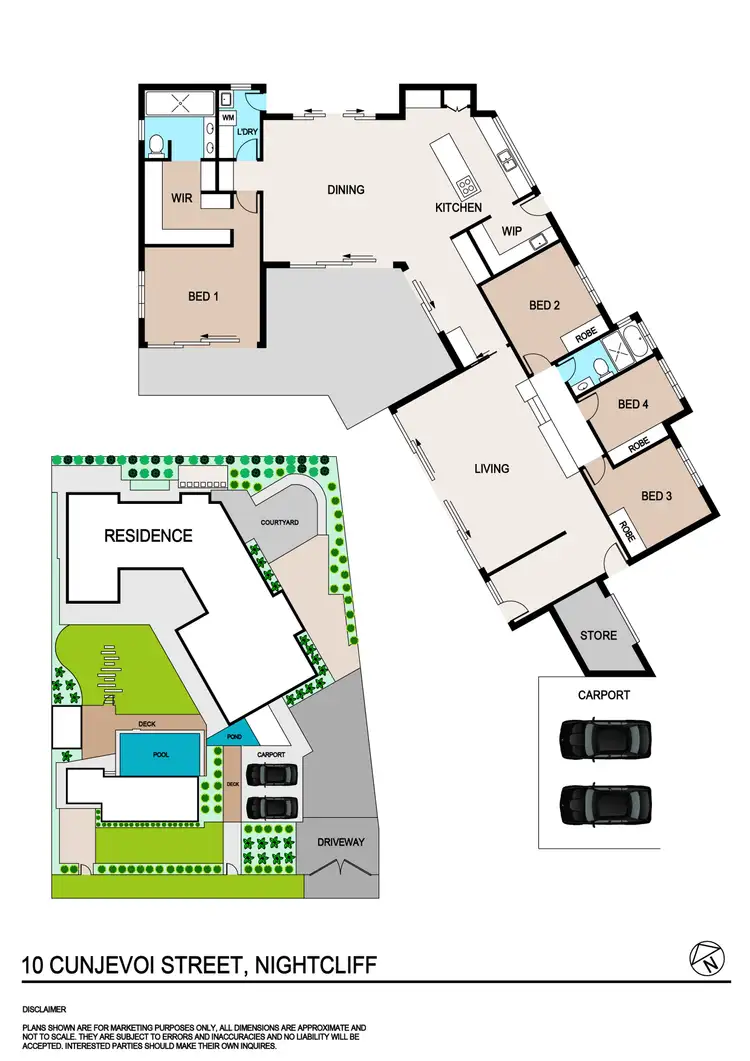 Floorplan of Homely house listing, 10 Cunjevoi Crescent, Nightcliff NT 810