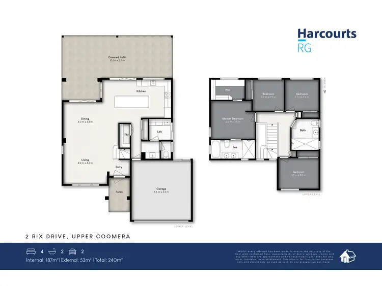 Floorplan of Homely house listing, 2 Rix Drive, Upper Coomera QLD 4209