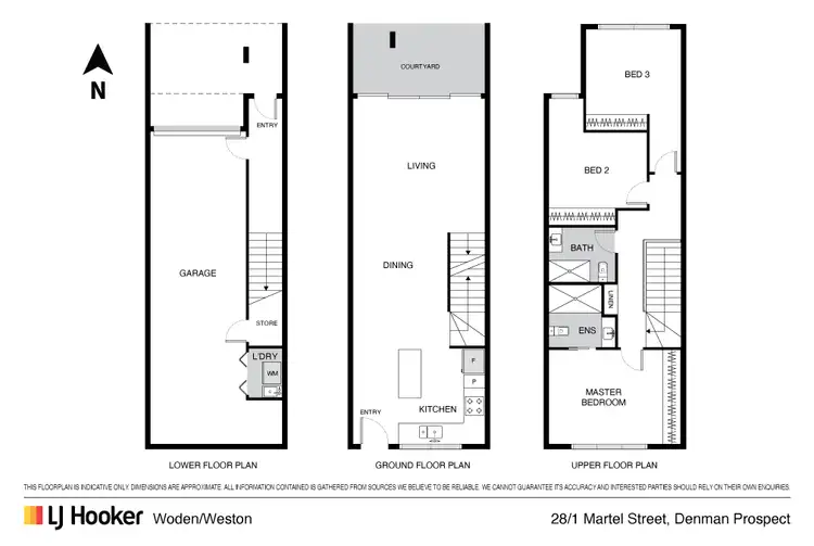 Floorplan of Homely townhouse listing, 28/1 Martel Street, Denman Prospect ACT 2611